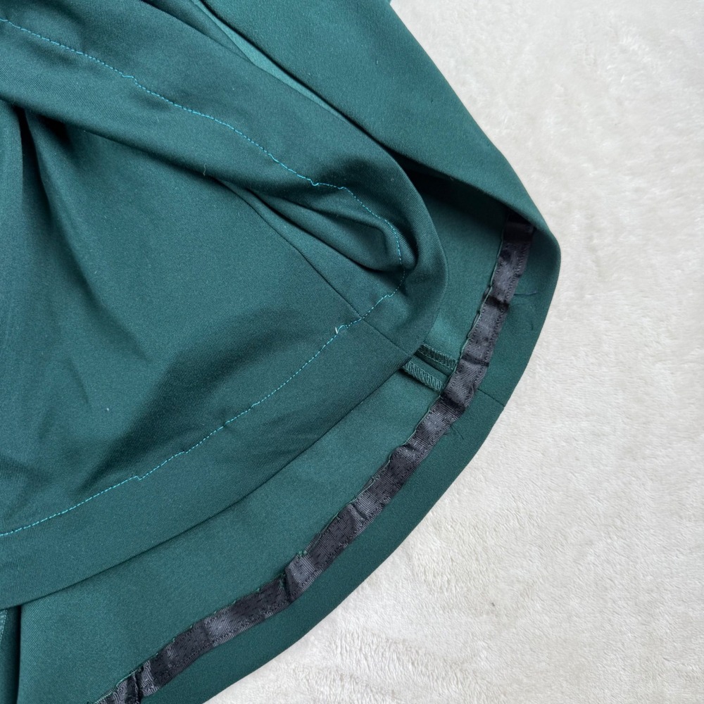 Calvin Klein Women Forest Green Off Shoulder V-Notch Mermaid Evening Gown Size 8 - Picture 7 of 8